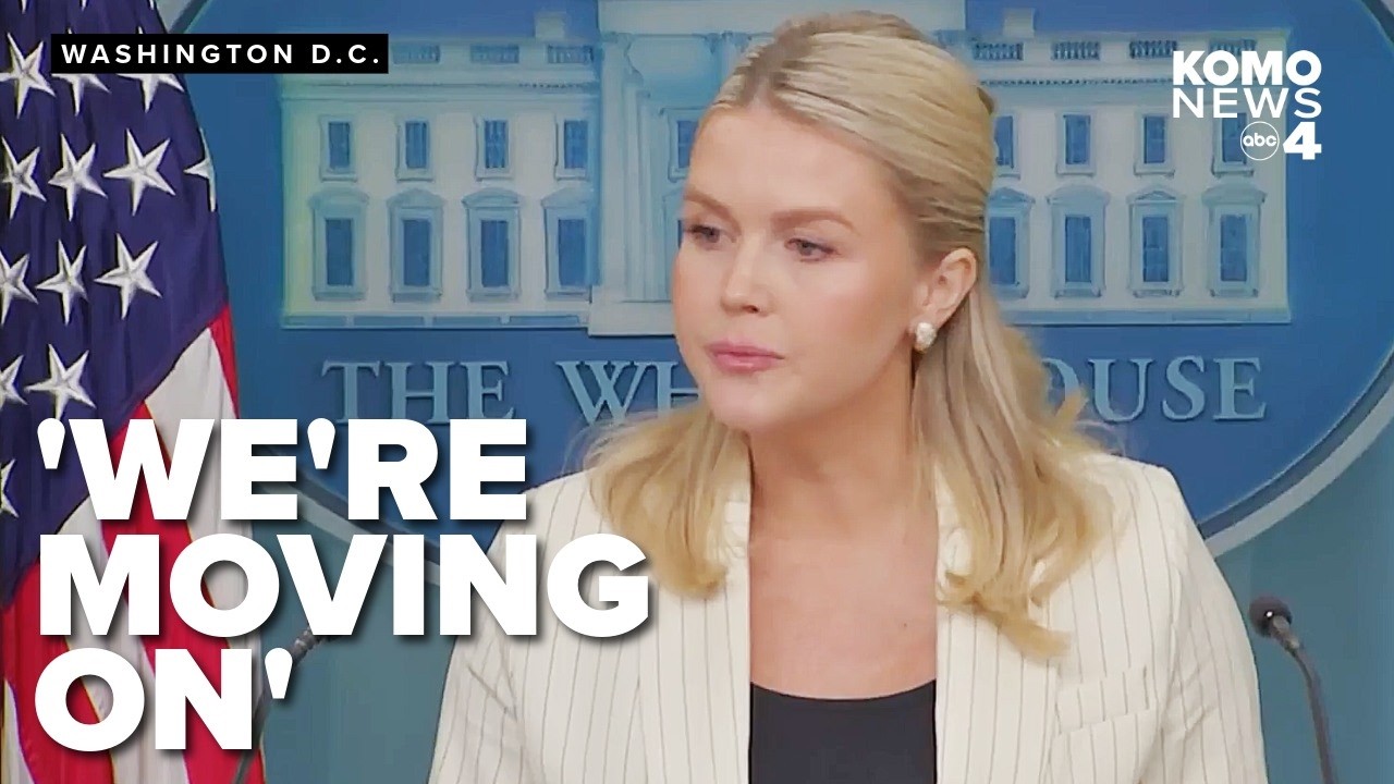 'We're moving on': Karoline Leavitt doubles down on Trump's innocence in Epstein case
