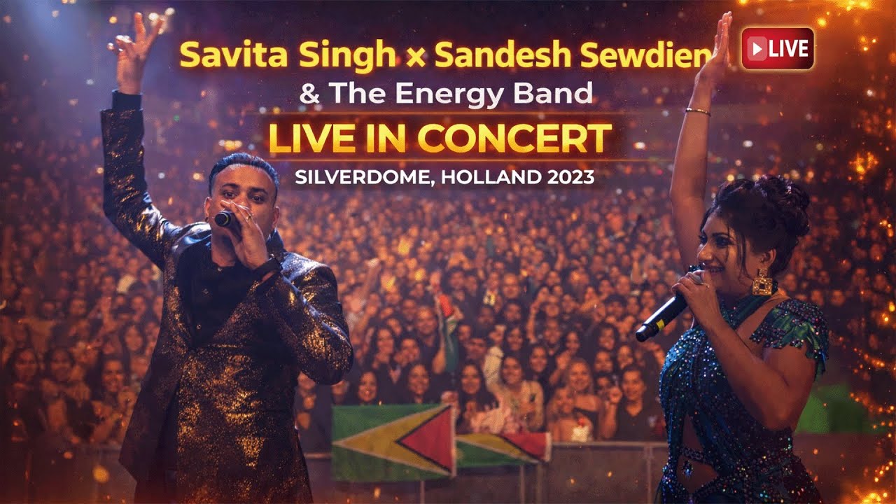 🇳🇱 Savita Singh x Sandesh Sewdien & The Energy Band in Concert Silverdome, Holland! ⚡️