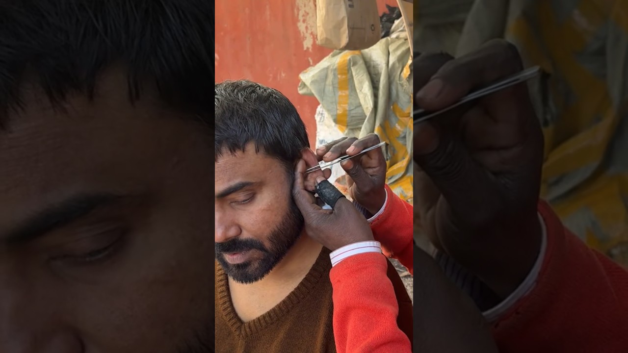 Ear Cleaning in India &ndash; Most Relaxing Street ASMR Experience