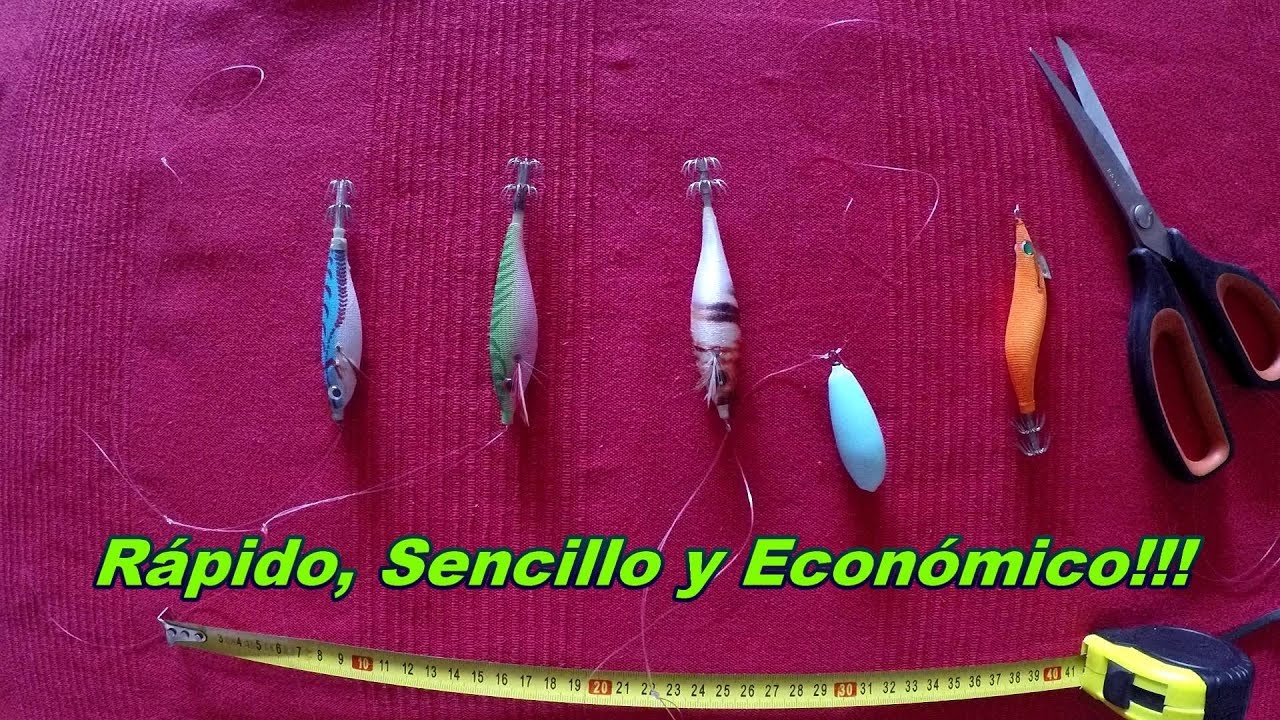 Aparejo para pesca de Cefalópodos Sepia Calamar Pulpo