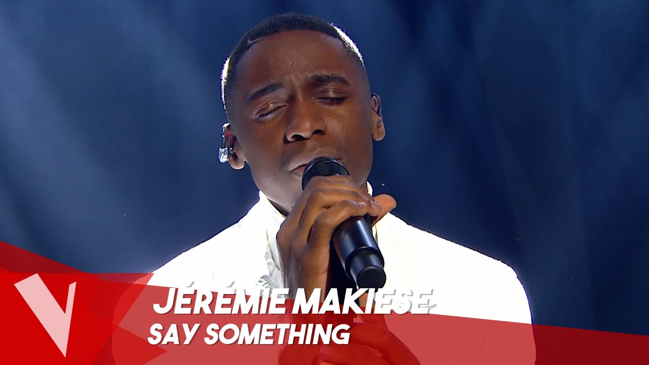 Christina Aguilera – 'Say Something' ●  Jérémie Makiese  | Lives | The Voice Belgique Saison 9