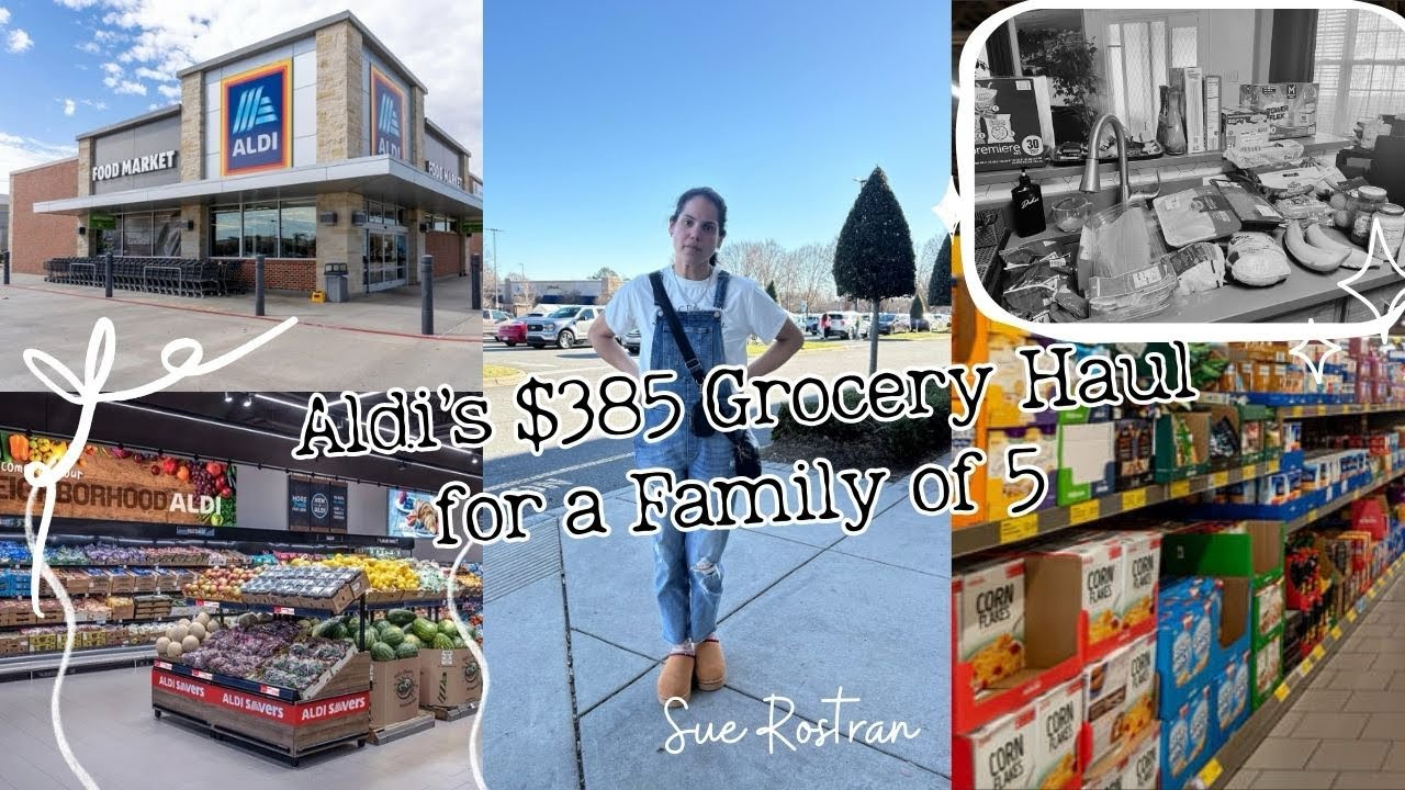 Aldi’s $385  Grocery Haul