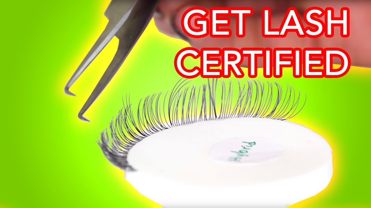 HOW TO DO HYBRID SETS W/ SPONGE PRACTICE USING PREMADE FANS EYELASH EXTENSIONS Course Tutorial 2