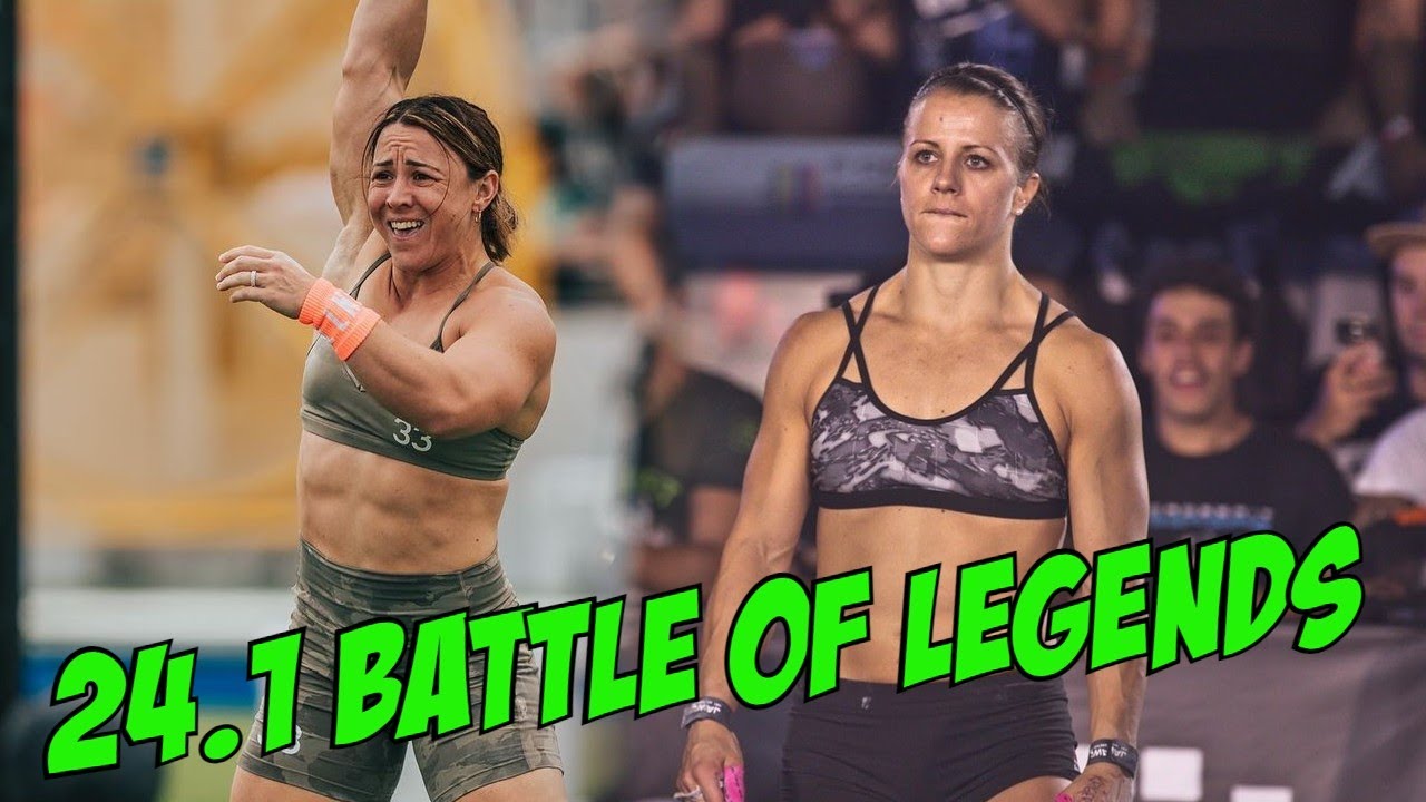 Kara Saunders vs. Kristin Holte in 24.1 CrossFit Open