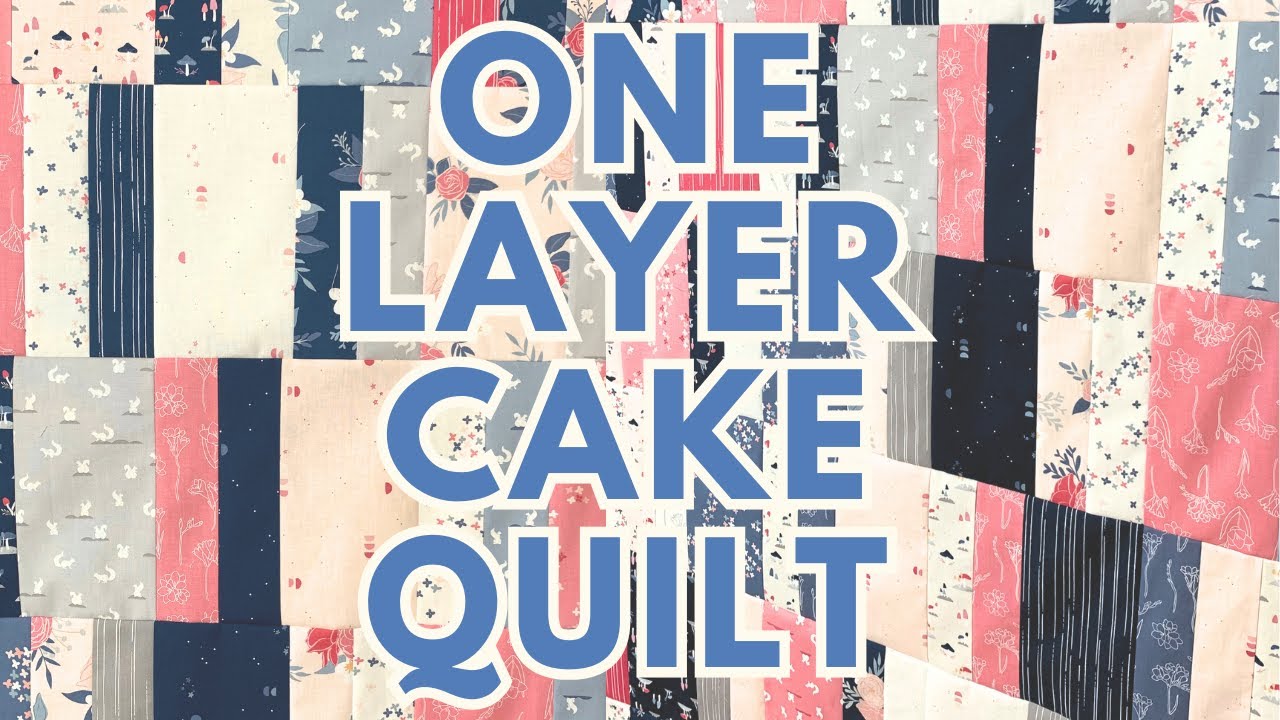 Layer Cake Stash Buster Quilt! Sweet & Scrappy!