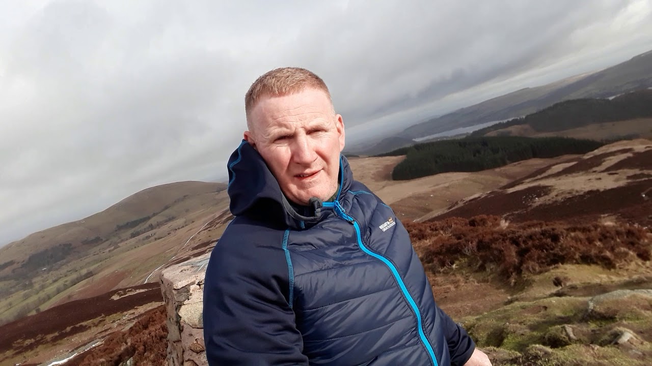 Gowbarrow Fell panoramic view from the summit