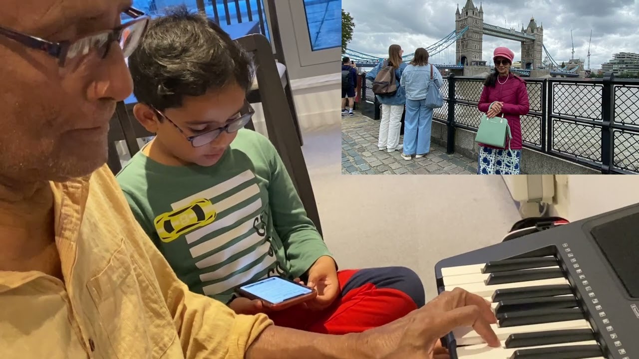 প্রবাসে দাদান আর ছোট্ট রিশান এর গানের আসর l