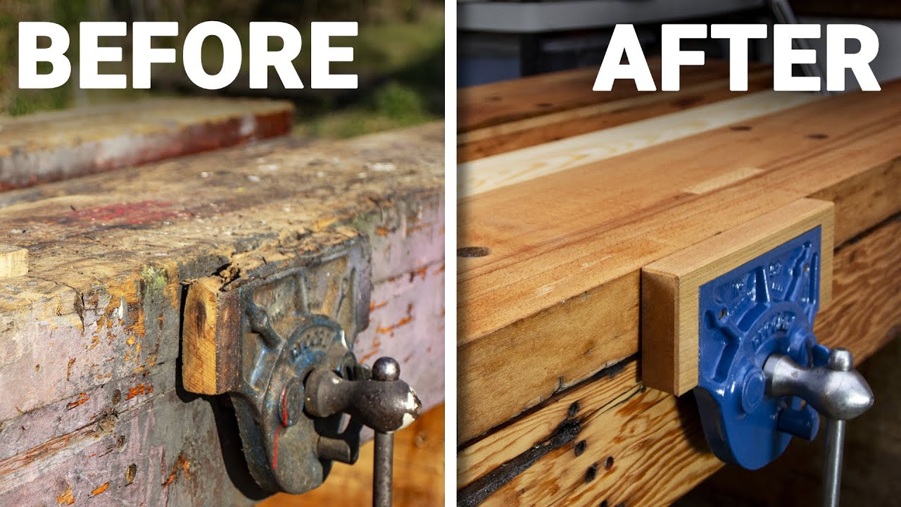 Hand Tools Only - Restoring a Woodworking Bench - Part 6 Finale