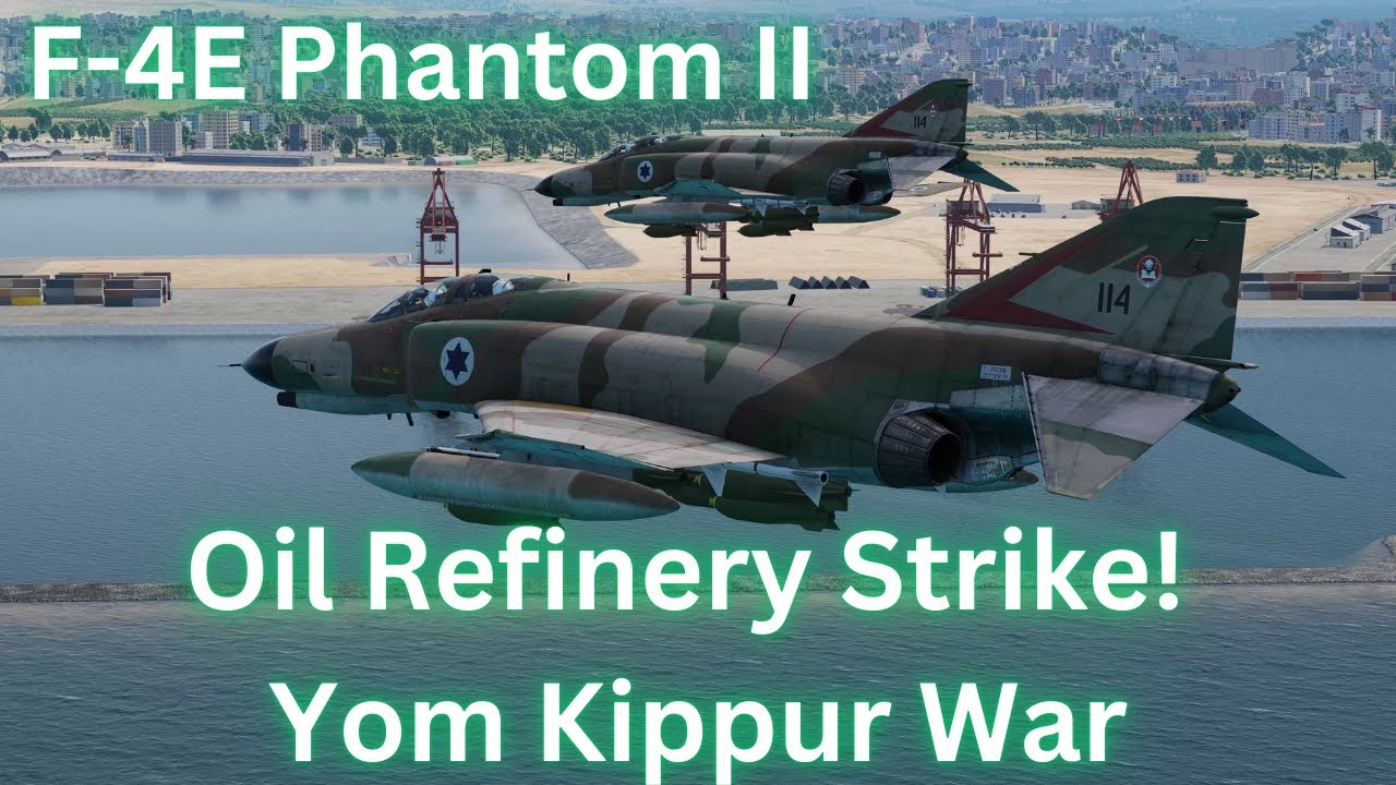 F-4 Phantom Oil Refinery Strike Mission! DCS!