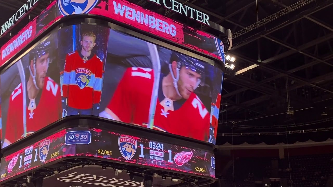 DETROIT RED WINGS VS FLORIDA PANTHERS,TUESDAY, FEBRUARY 9.2021 AT BB&T CENTER