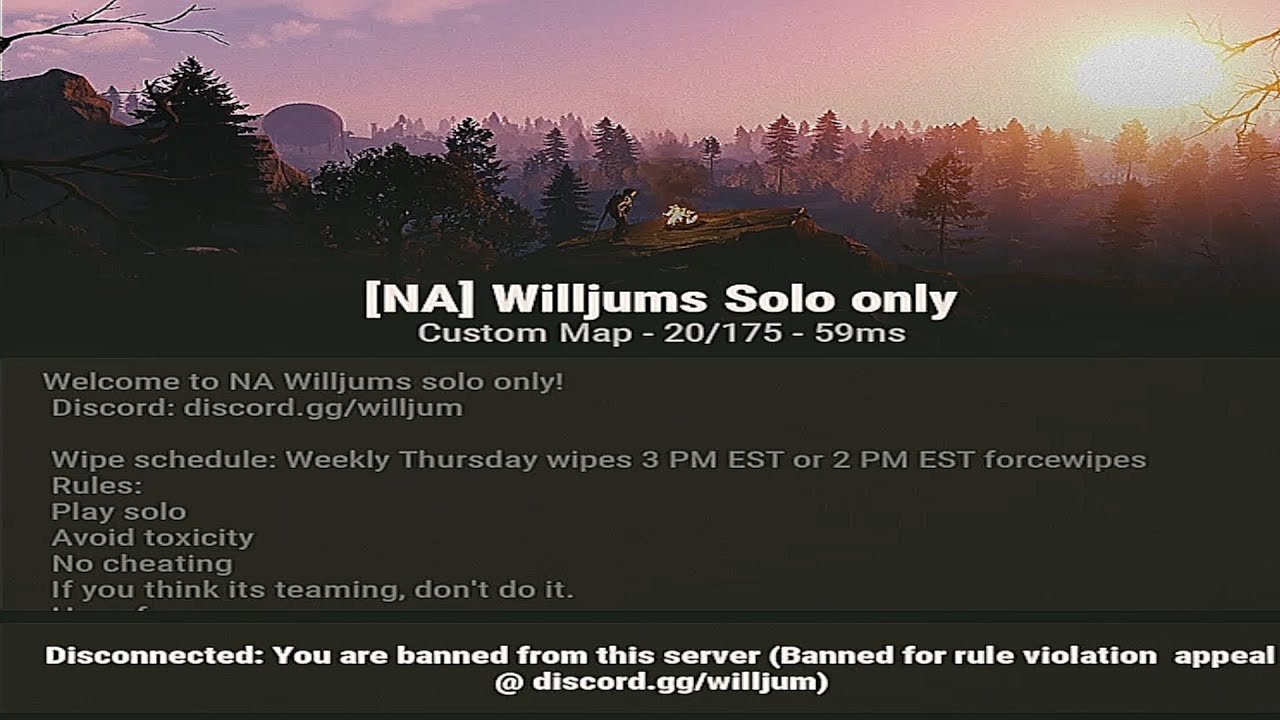 POV: it's your first wipe on rust... now you're banned from your favorite server