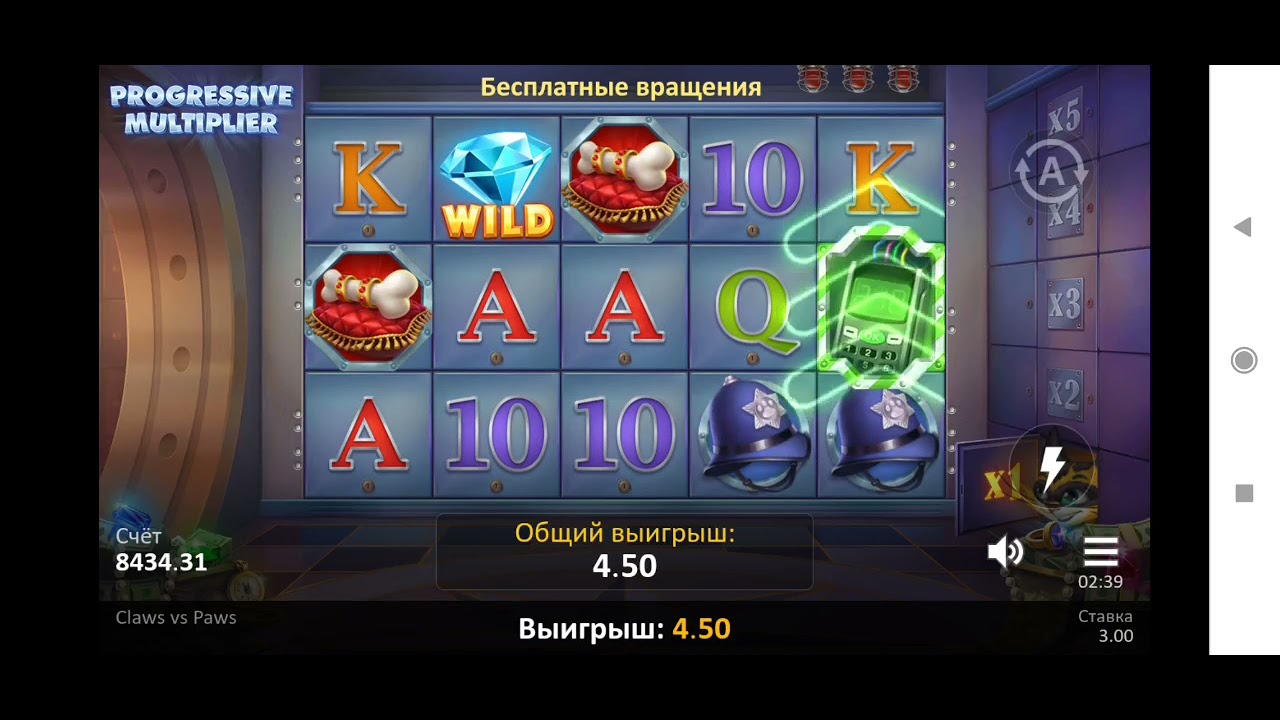 claws vs paws slot бонус слот