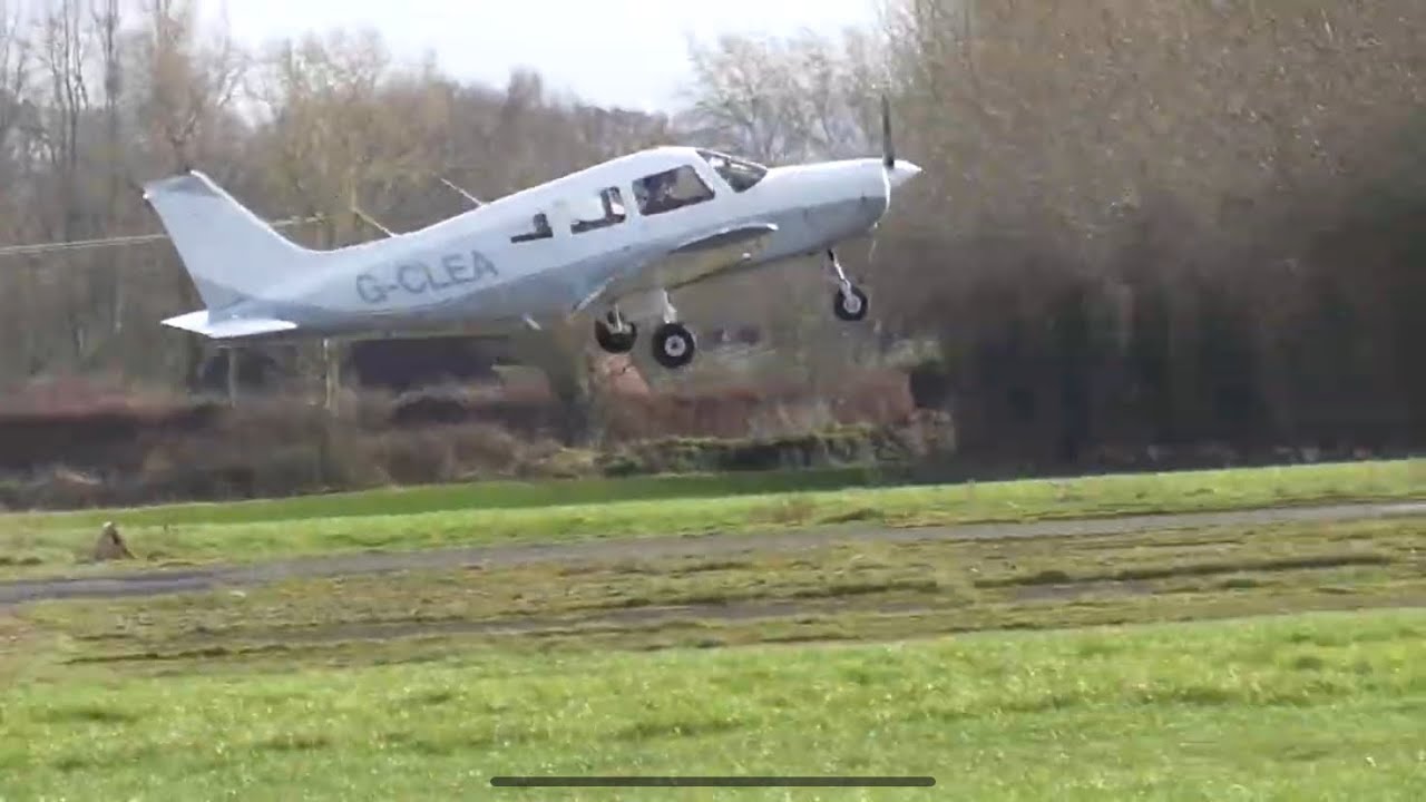G-CLEA ❌✈️ Piper PA-28-161 Warrior II 🎥🆙  Shobdon Airfield Hereford 11/3/26 🥾👈👀 @redfox111 👍🟠 🎦