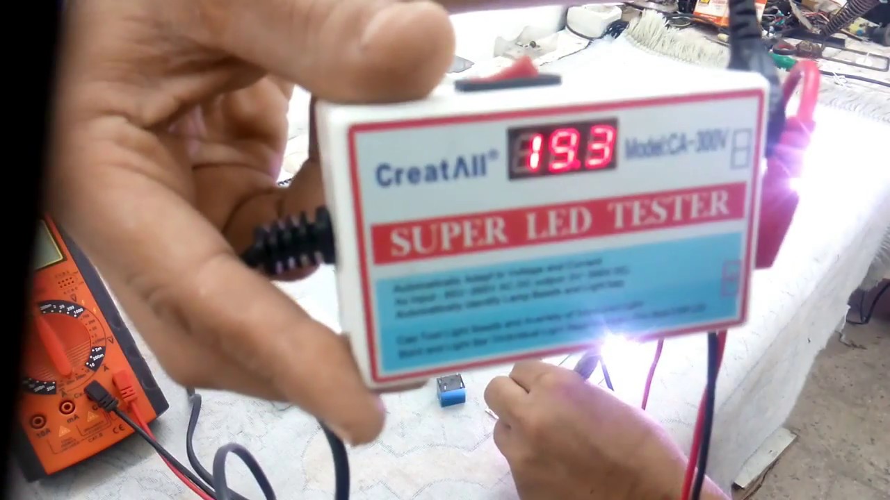 تغير ليدات الشاشه الطريقه السليمه لاختبار فولت الليدات LED