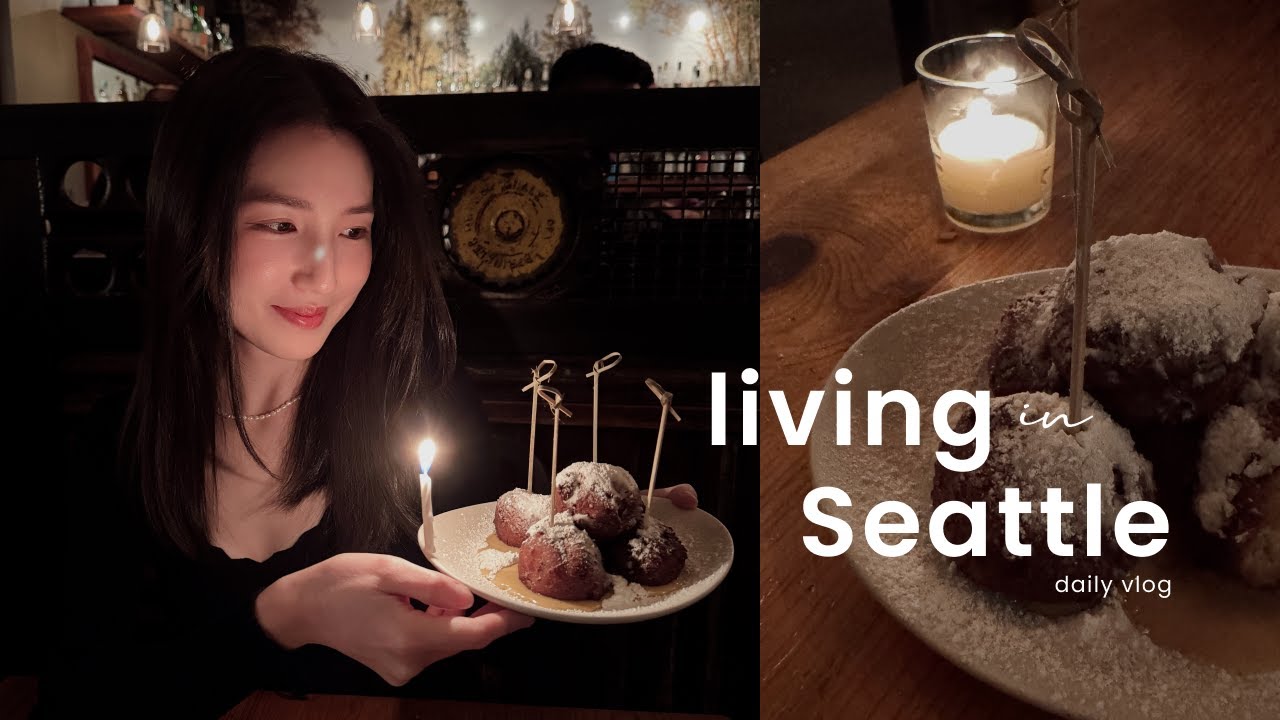living in Seattle｜生日月開始🍰｜金黃色的西雅圖秋天💛｜萬聖節和感恩節🎃🦃｜美國黑五西雅圖outlet和U Village｜西雅圖Seattle Vlog