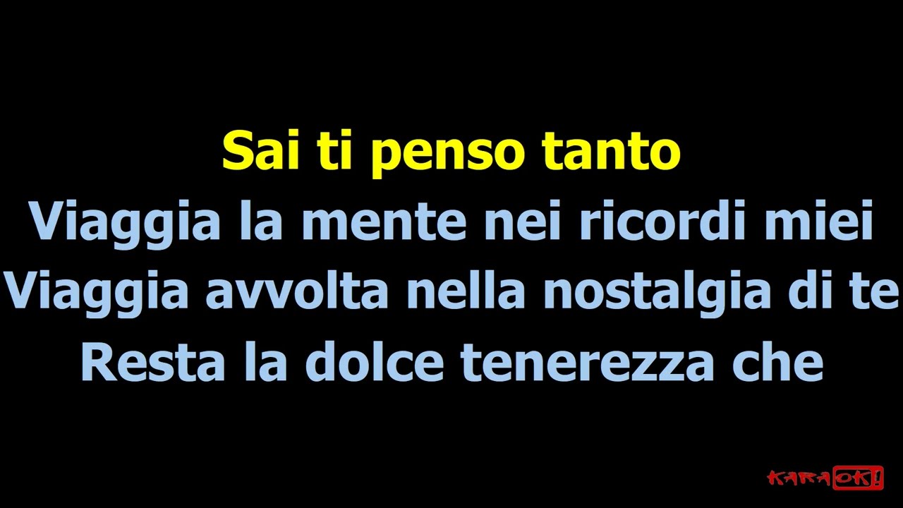 Matia Bazar - Brivido Caldo (Karaoke Version) 