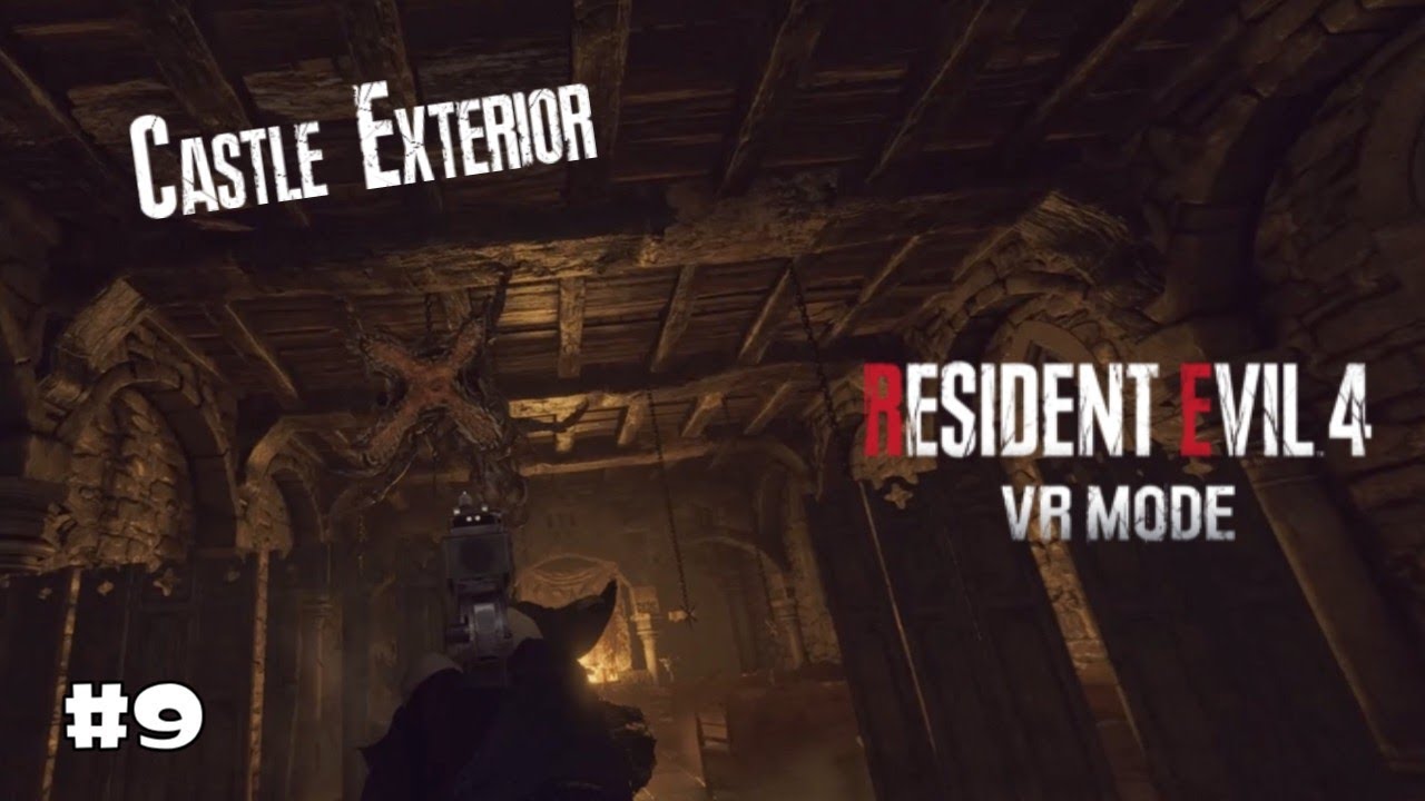 Resident Evil 4 Remake PSVR 2 (9) - The Castle Exterior