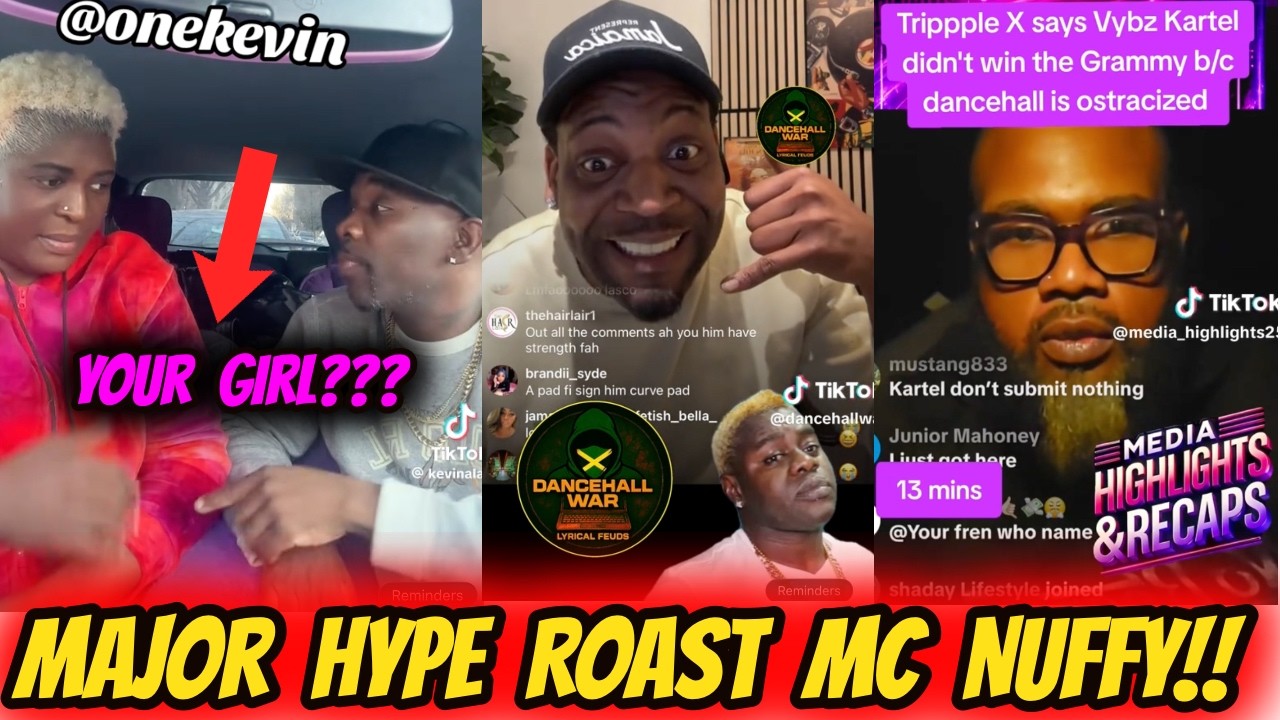 Major Hype Roast NUFFY While Neatly Styling Vybz Kartel!! OneKevin Exposes His Girl Friend! CRAZY!