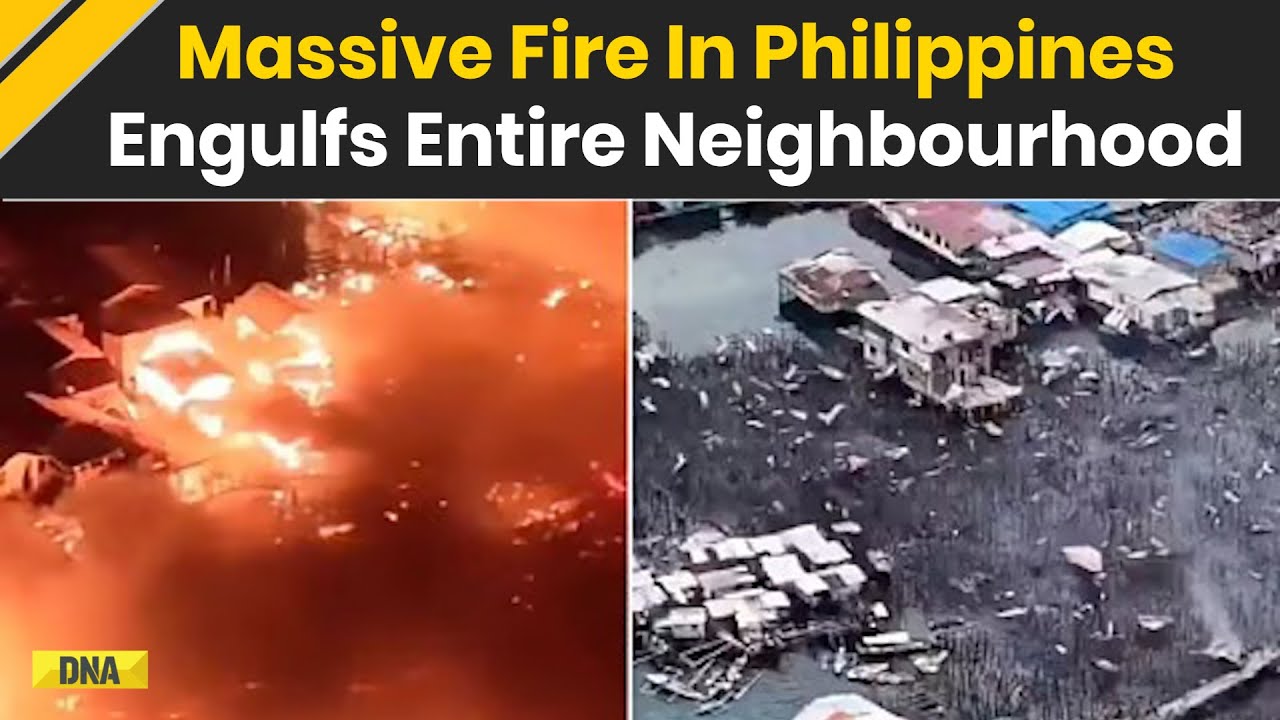Philippines Fire: 1,000+ Homes Gutted As Massive Fire Devastates Bongao Village In Tawi-Tawi