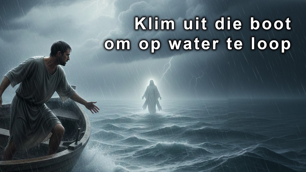 Klim uit die boot om op water te loop (Slegs boodskap)