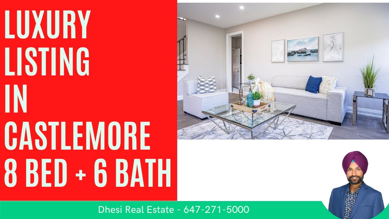 Inside a LUXURY $1,579,900 fully renovated 8 bed + 6 wash in Castlemore Community