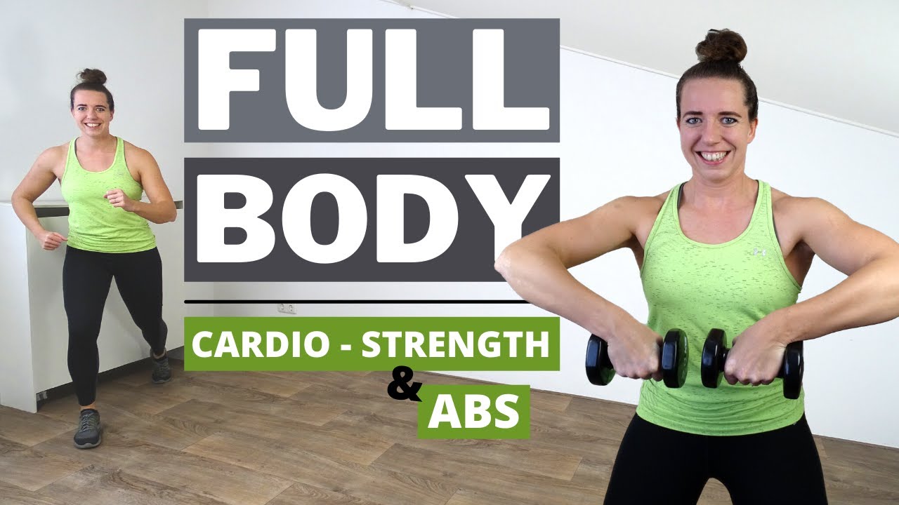 40 Minute FULL BODY Cardio & Strength Workout with Dumbbells – No Repeating Sets