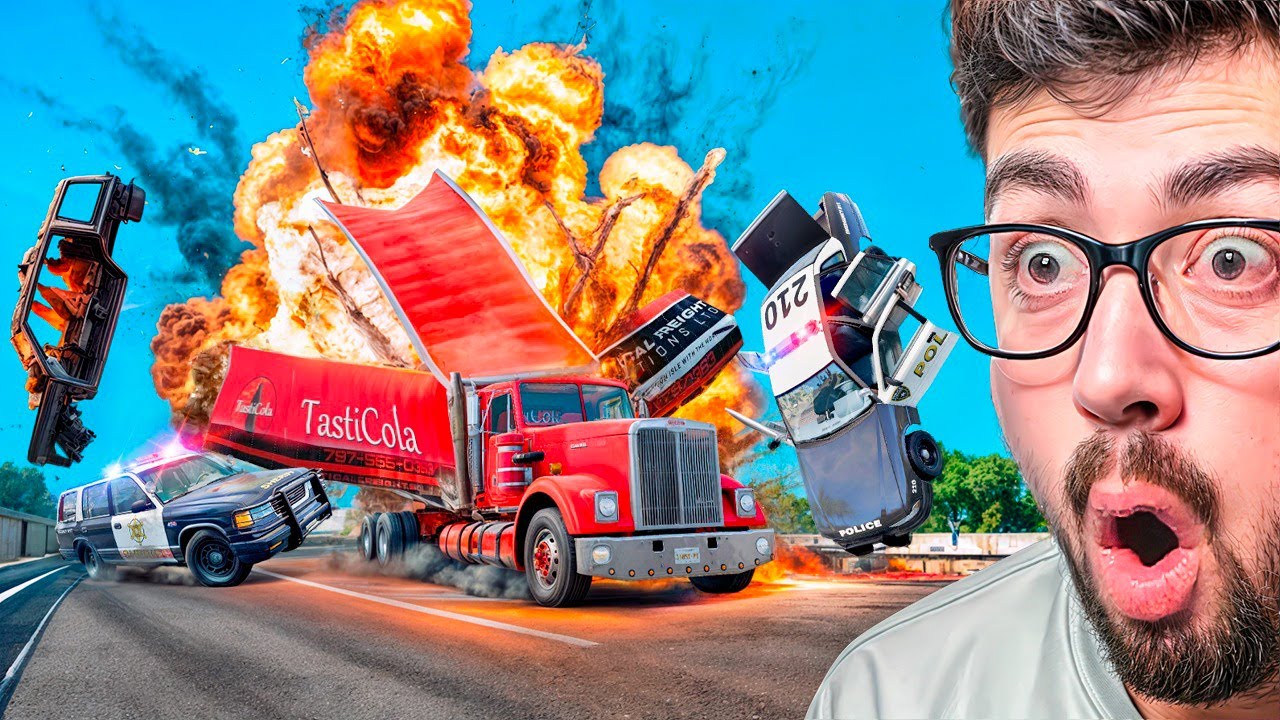 ACCIDENTES BRUTALES DE PELÍCULA 😱 | BeamNG Drive