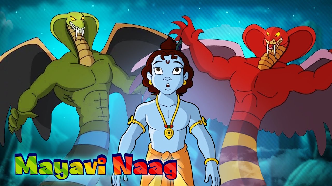 Krishna aur Balram - Mayavi Naag | भयंकर सांप का हमला | Cartoons for Kids in Hindi