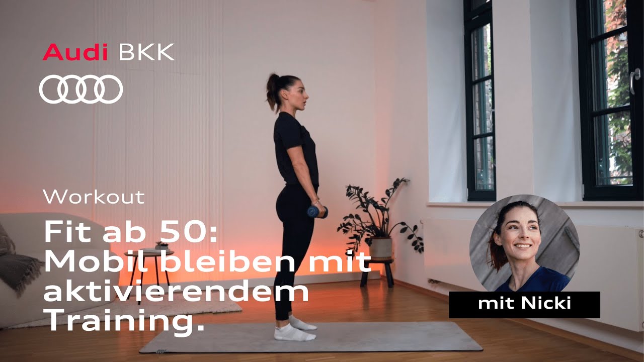Cook & Fit – Fit ab 50: Mobil bleiben mit aktivierendem Training & Balance. | Audi BKK