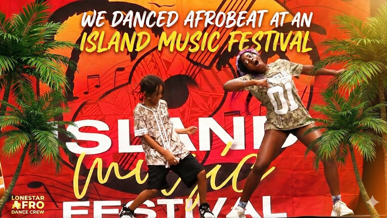 We performed Afro dance at a An Island Music Festival 🍉🏝️