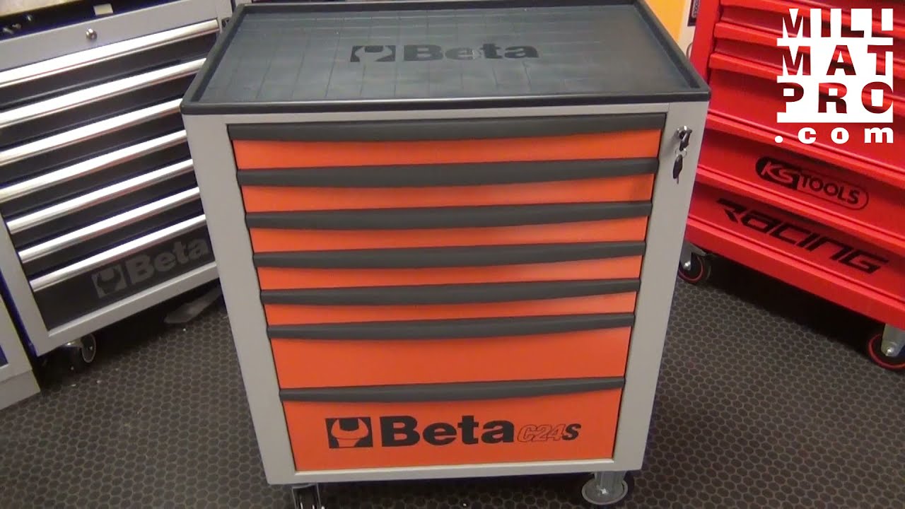 Servante d'atelier complète Beta tools composition 343 pièces