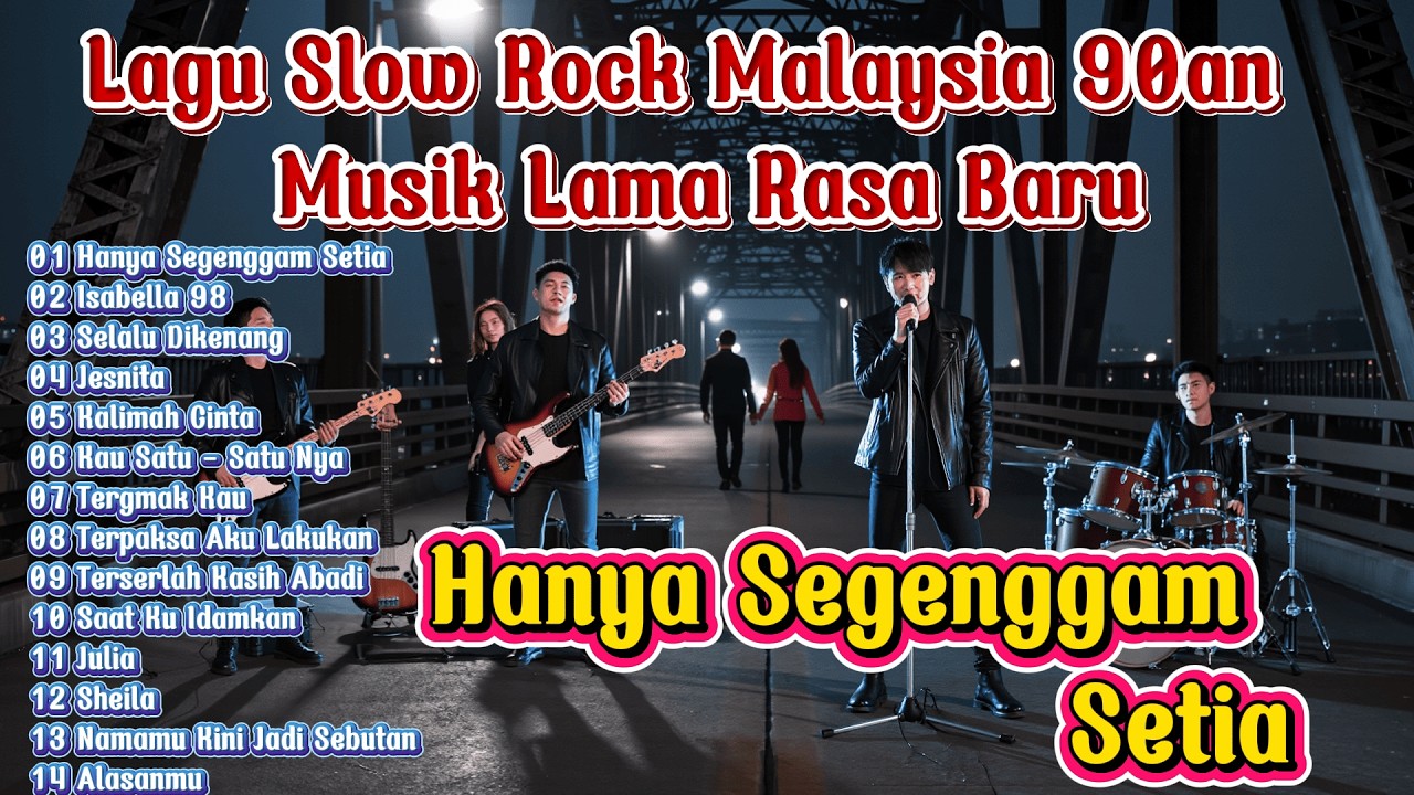 Lagu Slow Rock Malaysia 90an – Musik Lama Rasa Baru - Hanya Segenggam Setia , Isabella 98