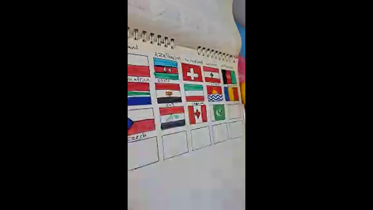 Drawing Countries Flags ✨