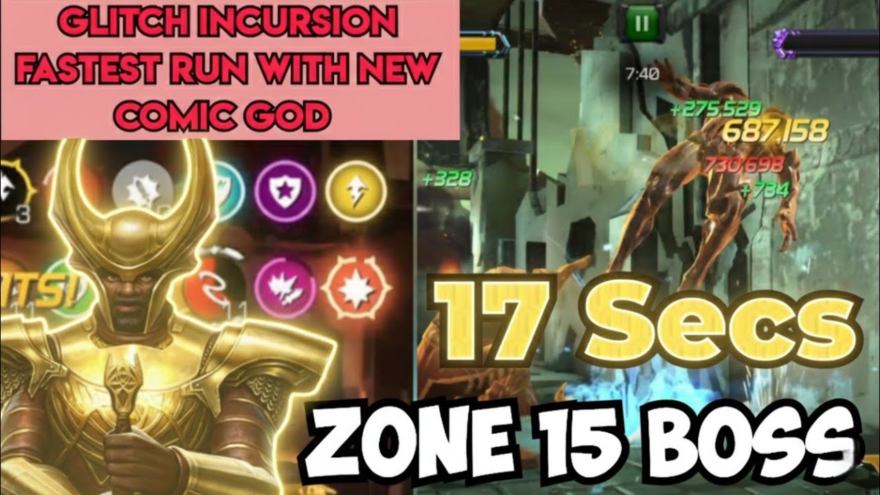 17 Secs K.O. - Fastest Incursion Run with Heimdall (New Cosmic God) Zone 15 