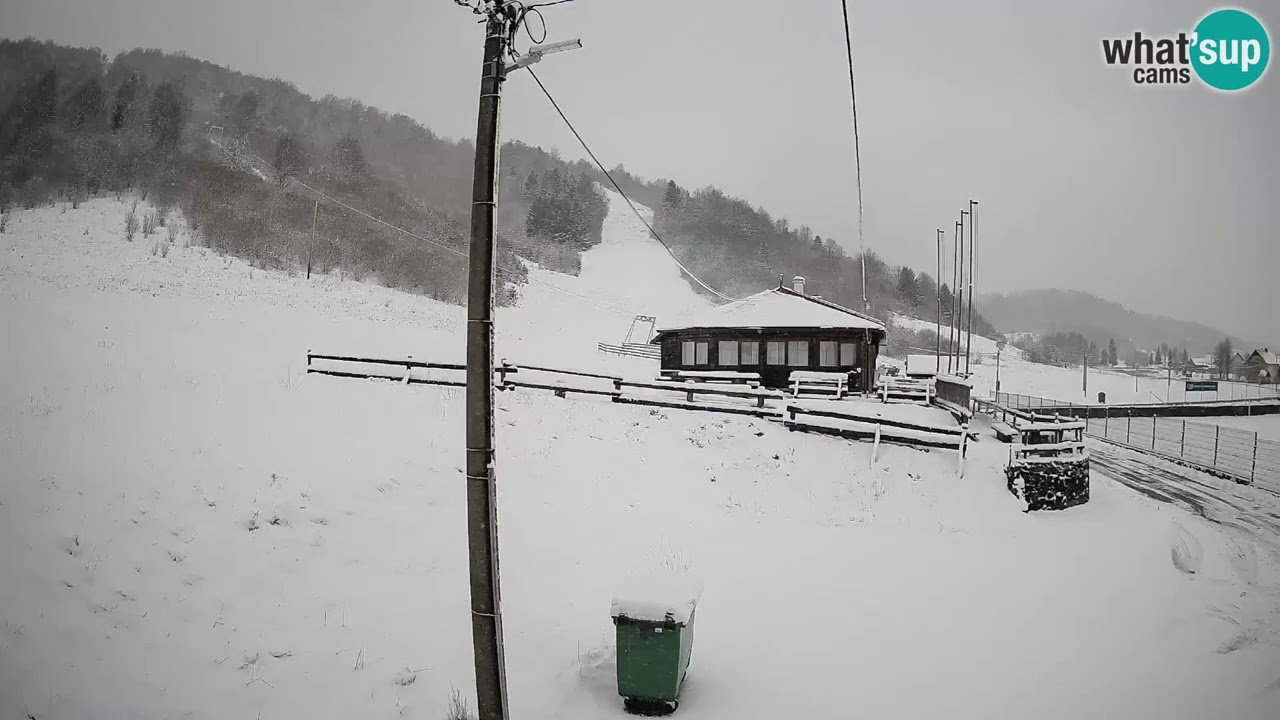 Snijeg zabijelio Mrkopalj! Zimska idila u Gorskom kotaru – Time Lapse, Live Cam Croatia