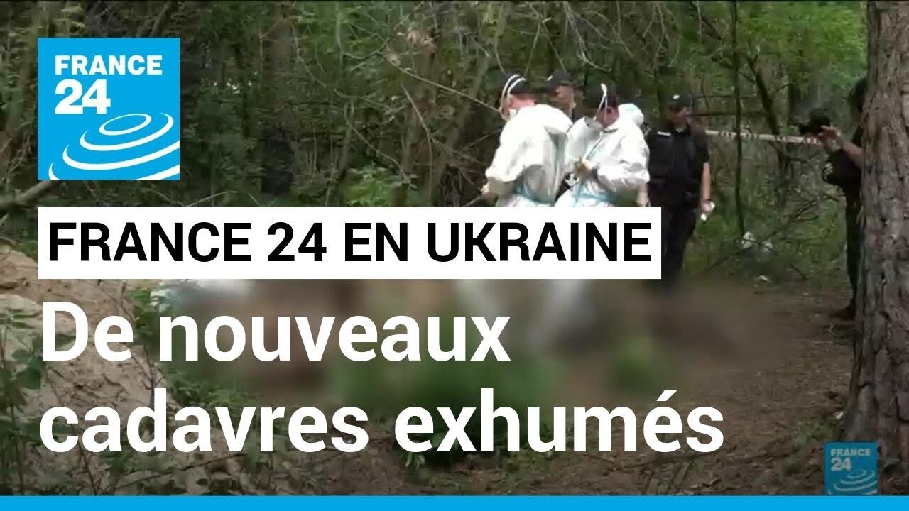 Ukraine : de nouveaux cadavres exhumés à Myrotské, près de Boutcha • FRANCE 24