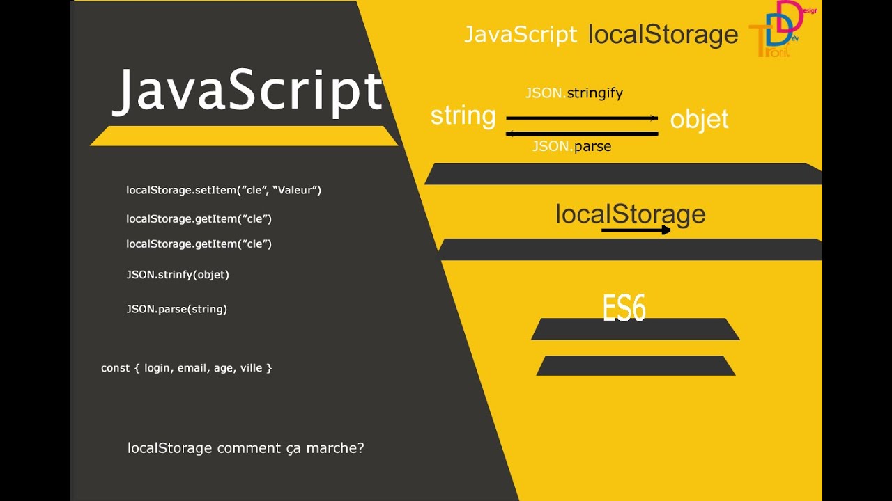 7- JavaScript ES6 - localstorage javascript