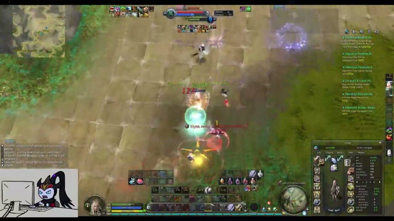 Aion 4.6 Templar PvP EuroAion - Numiskill VS Ichtreffer