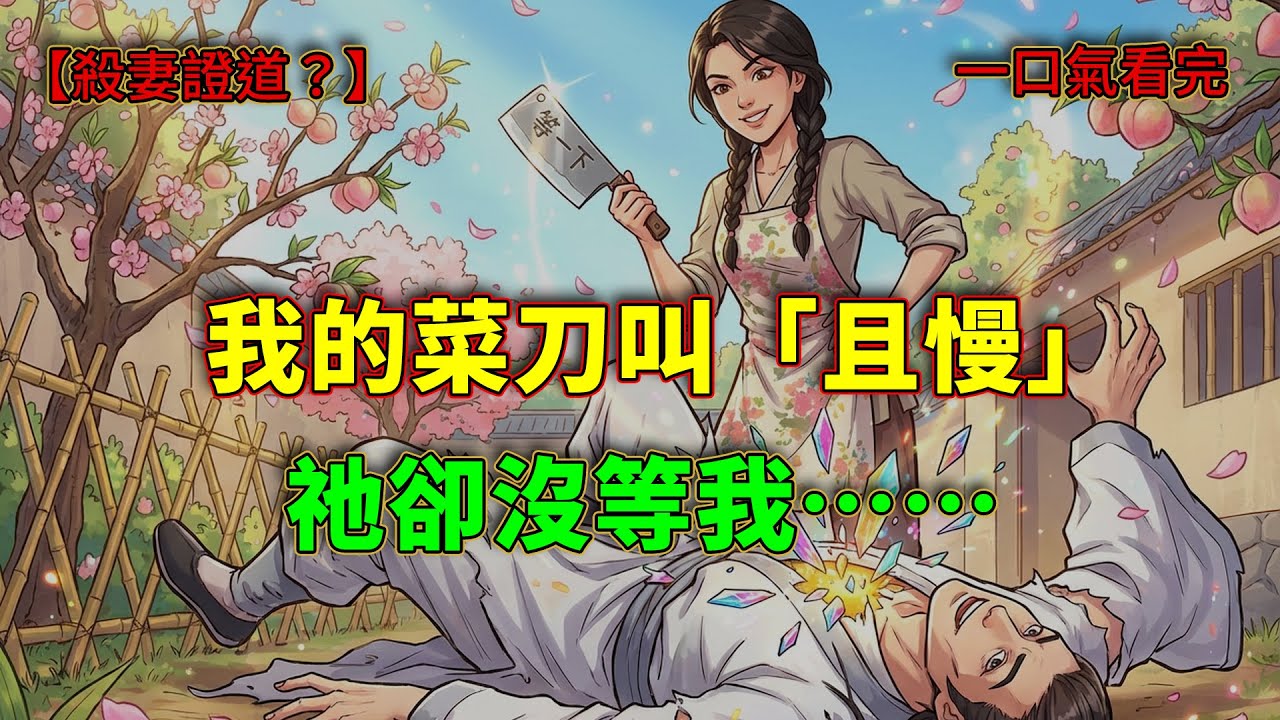 【古風爽文】夫君修仙歸來竟要殺妻證道？我一聲「且慢」劈開祂肚子：救天下蒼生可以，動老娘的紅薯地不行！