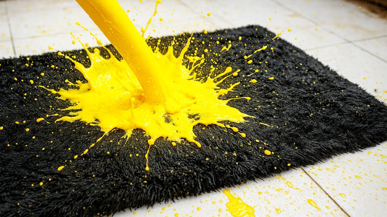 This Rug Was So Dirty I Had To Clean It Underwater! Satisfying ASMR Carpet Cleaning
