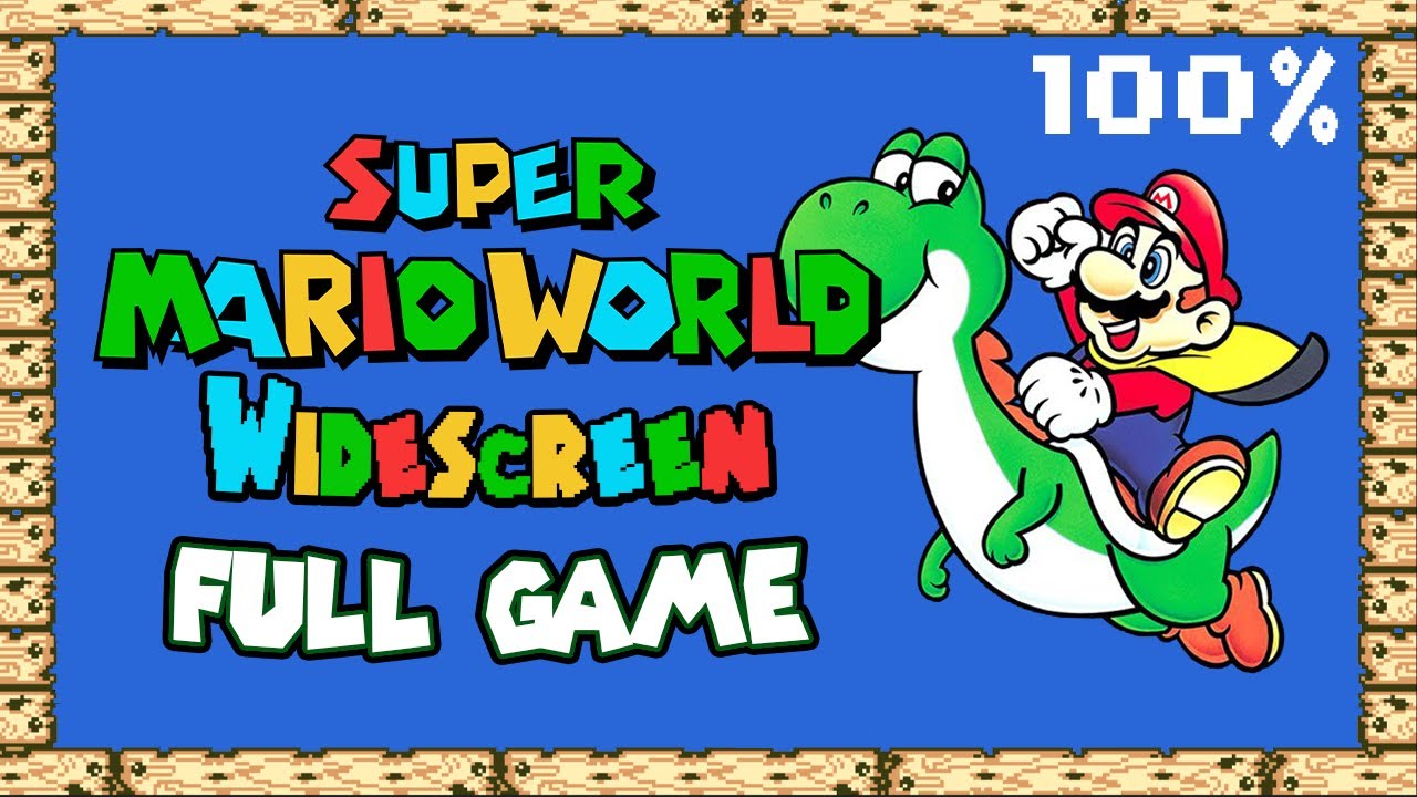 Super Mario World [Widescreen 16:9 | All Exits] - Complete Playthrough