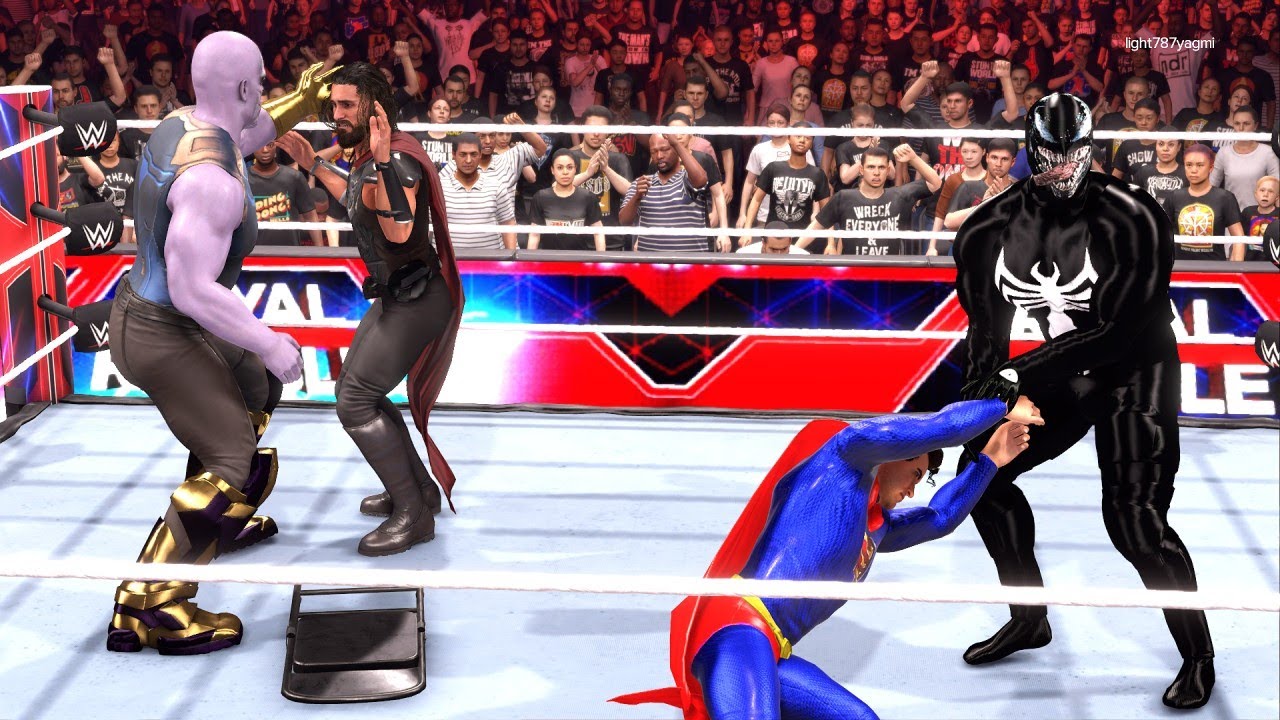 245. super man vs venom thanos superhero wwe,Best Marvel's Avengers Tag Teams | Elimination Match
