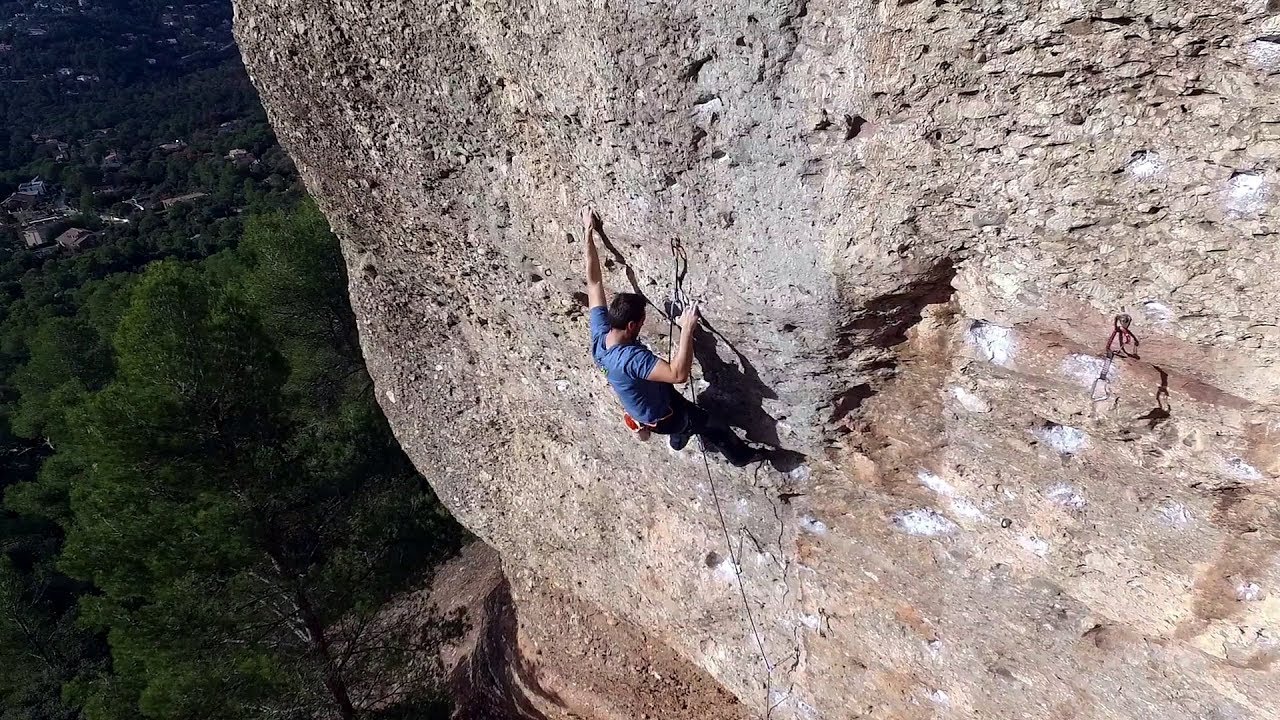 A vista de Drone 5: No hagas bromas que extraploma (7b) (Sant Llorenç del Munt)