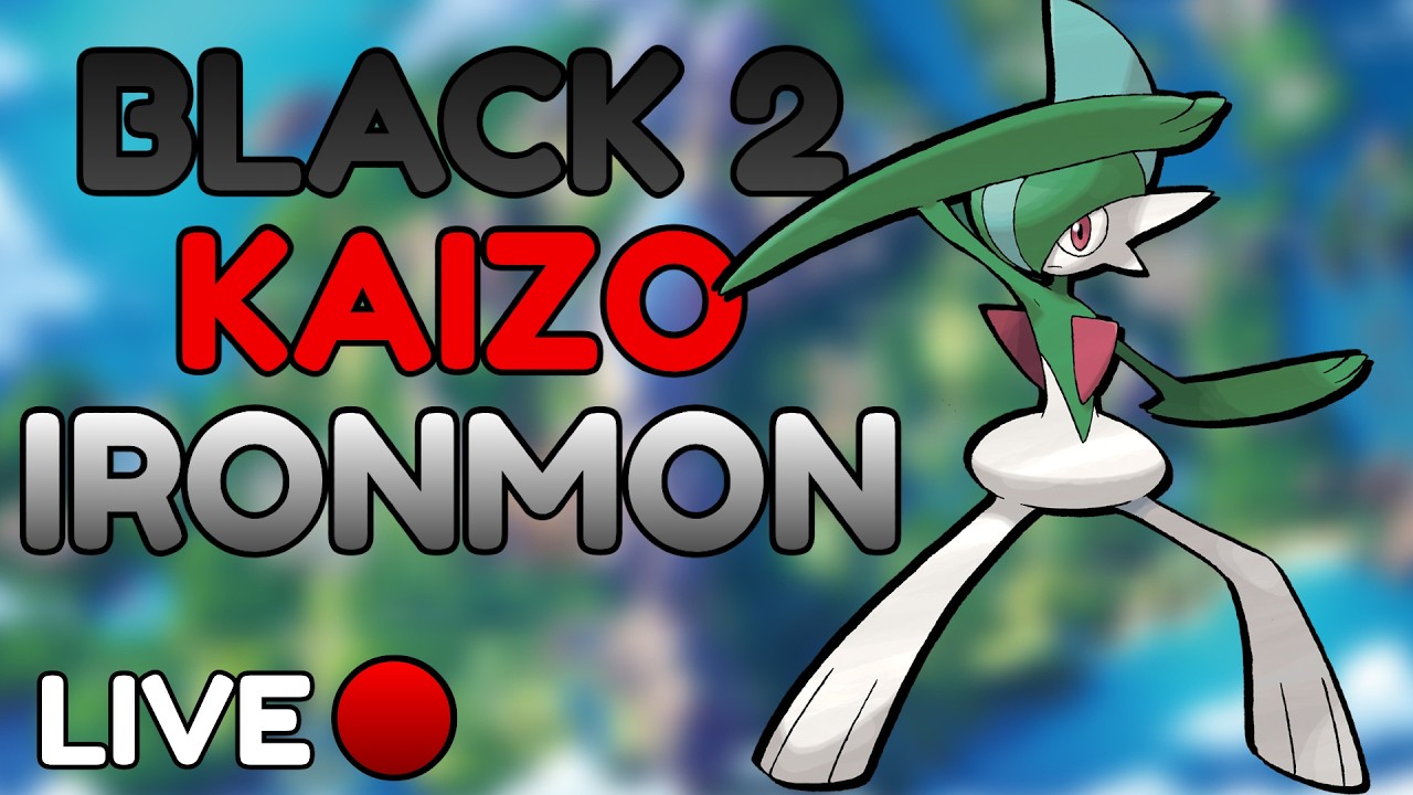 Continuing Pokemon BLACK 2 KAIZO IRONMON for the First Time! | Live