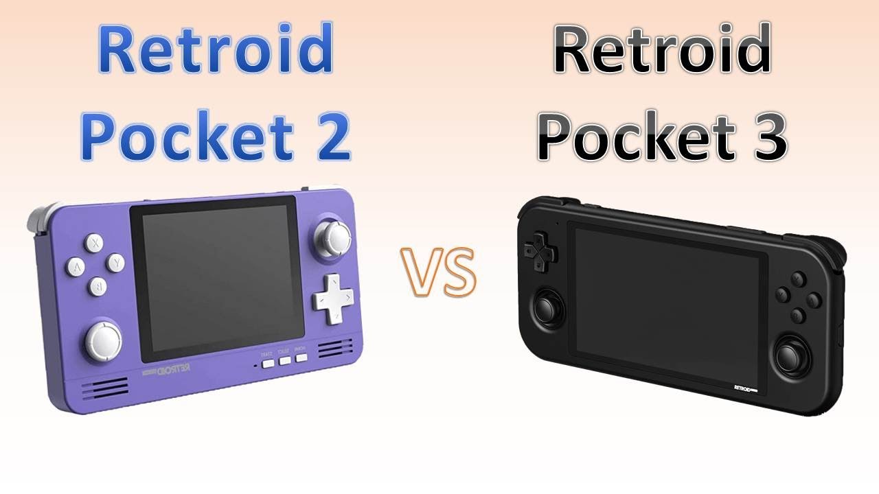 Retroid Pocket 2 vs Retroid Pocket 3 - Technical specs and Gameplay comparison