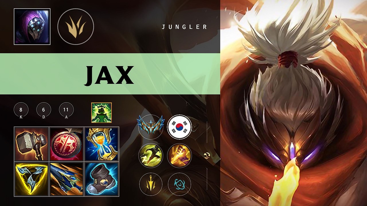 Jax Jungle vs Lee Sin - KR Challenger Patch 26.10