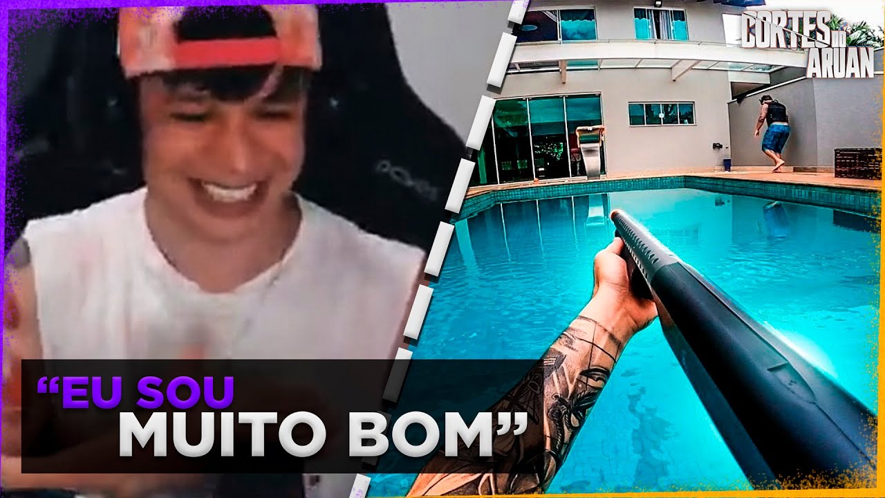 ARUAN REAGE A JOGO DE AIRSOFT NA CASA DO LAGO NIVEL PROFISSIONAL (RENATO GARCIA) - Cortes do Aruan