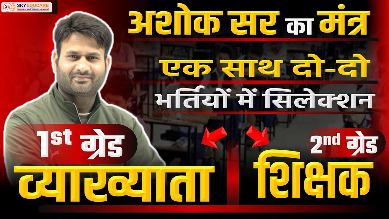 1st Grade School Lecturer: Vikram Meena छात्रों के लिए प्रेरणा है विक्रम ! RPSC 1st Grade English