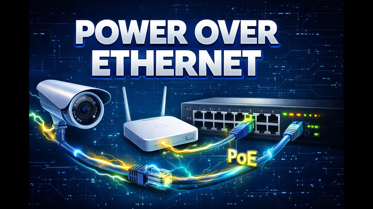 POE (Power Over Ethernet) හඳුනා ගනිමු.