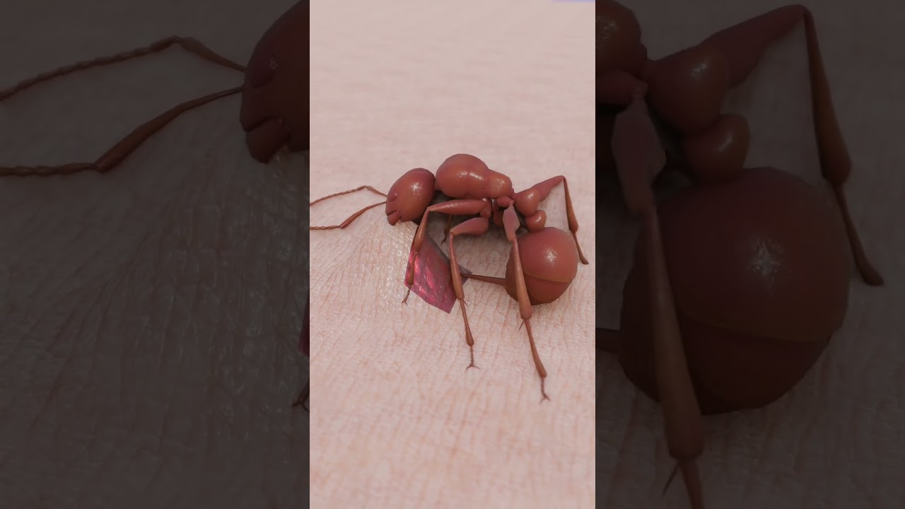 How An Ant Actually Stings You 😱 ( 3D Animation in Hindi ) #shorts